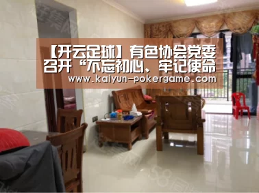 【开云足球】有色协会党委召开“不忘初心、牢记使命”主题教育动员部署会(图2) 开云足球